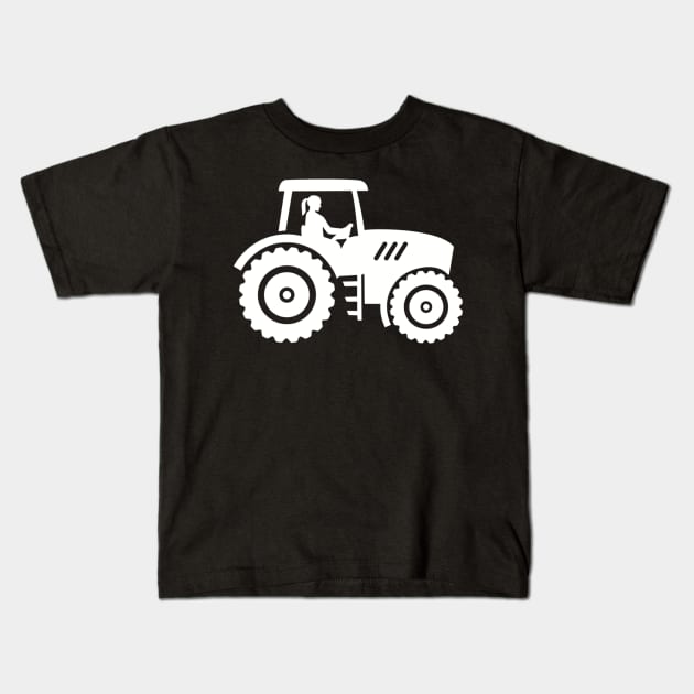 Tractor Kids T-Shirt by Designzz